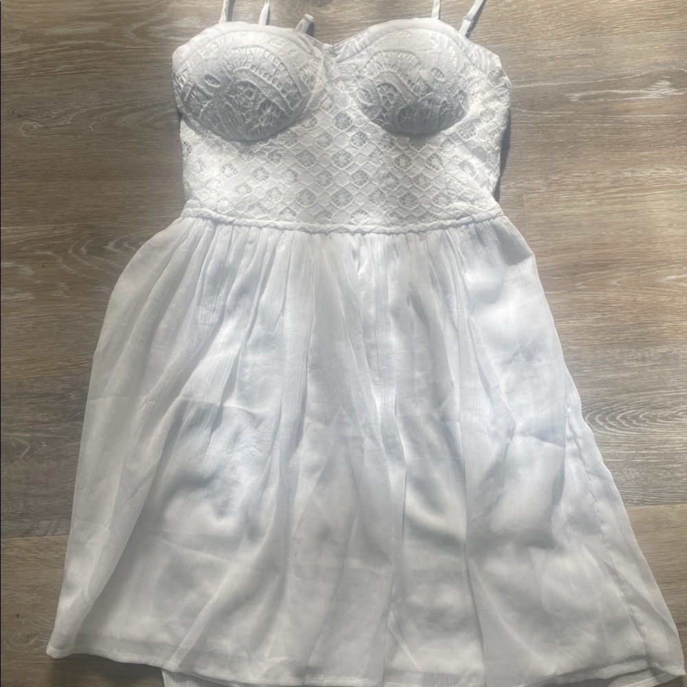 ☀️SALE - B.O.G collective white mini dress.